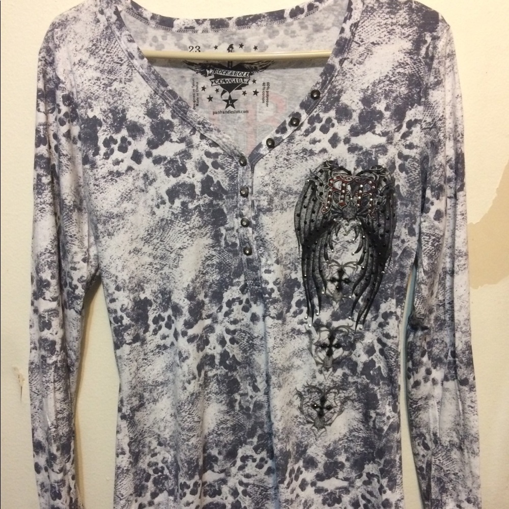 Rock & Roll Cowgirl Long Sleeve Shirt